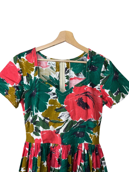 Abito vintage floreale — foto 6
