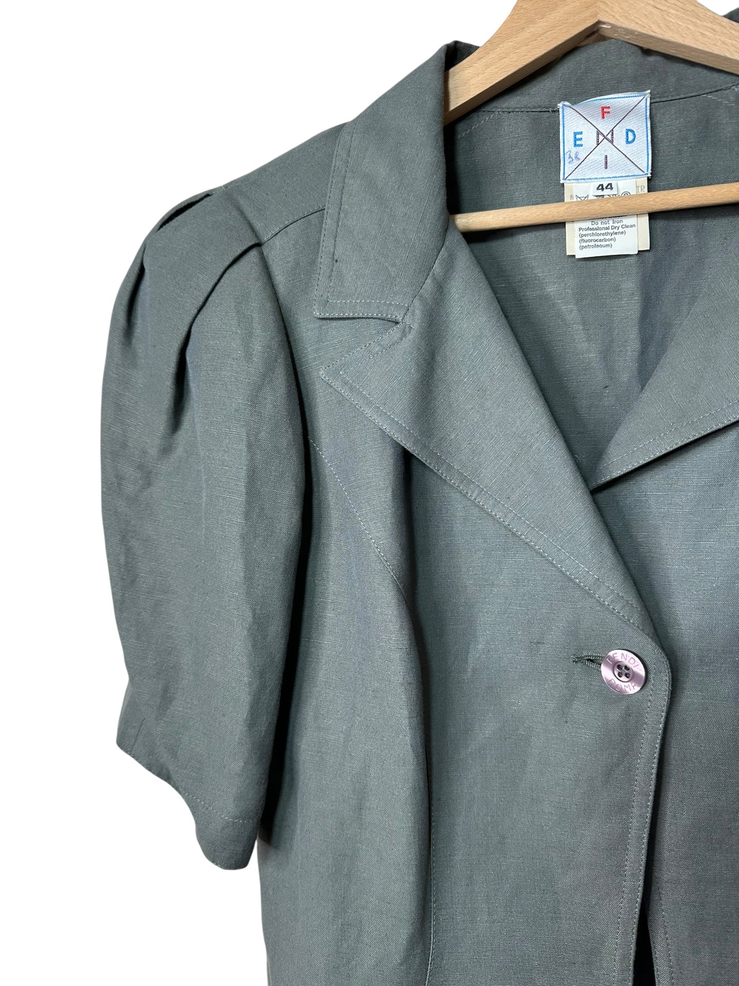 Fendi camicia vintage in lino — foto 6