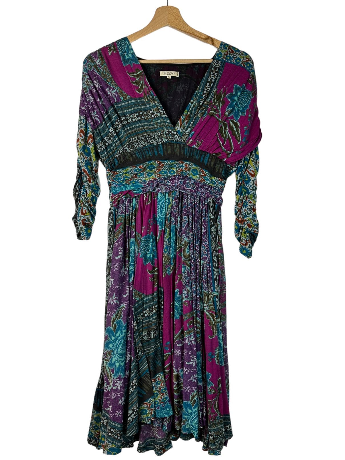 Etro abito vintage midí (M)