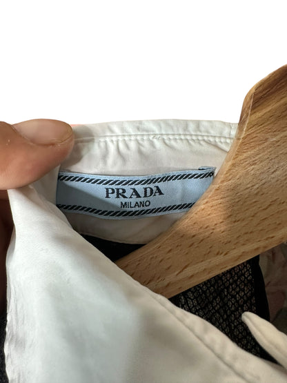 Prada maglia oversize in pizzo