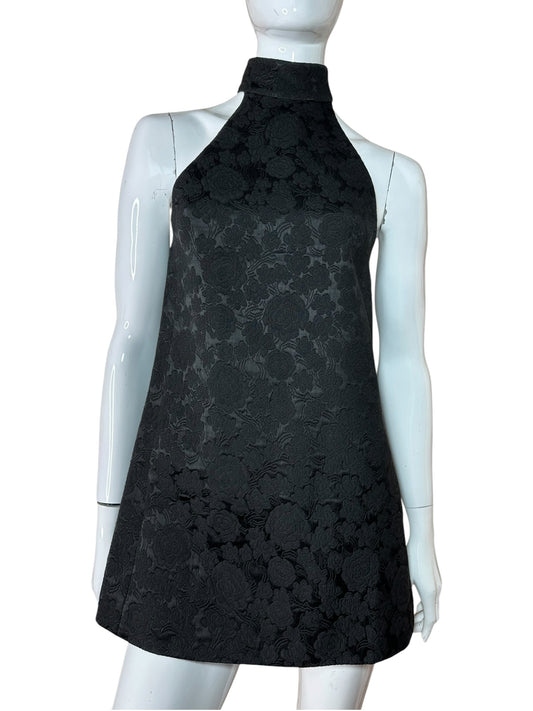 Saint Laurent mini abito in broccato (S)