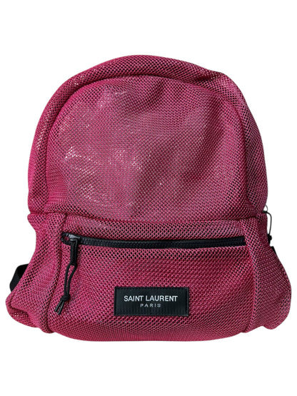 Saint Laurent zaino in micro rete