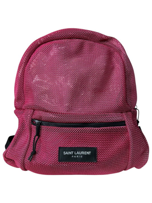 Saint Laurent zaino in micro rete