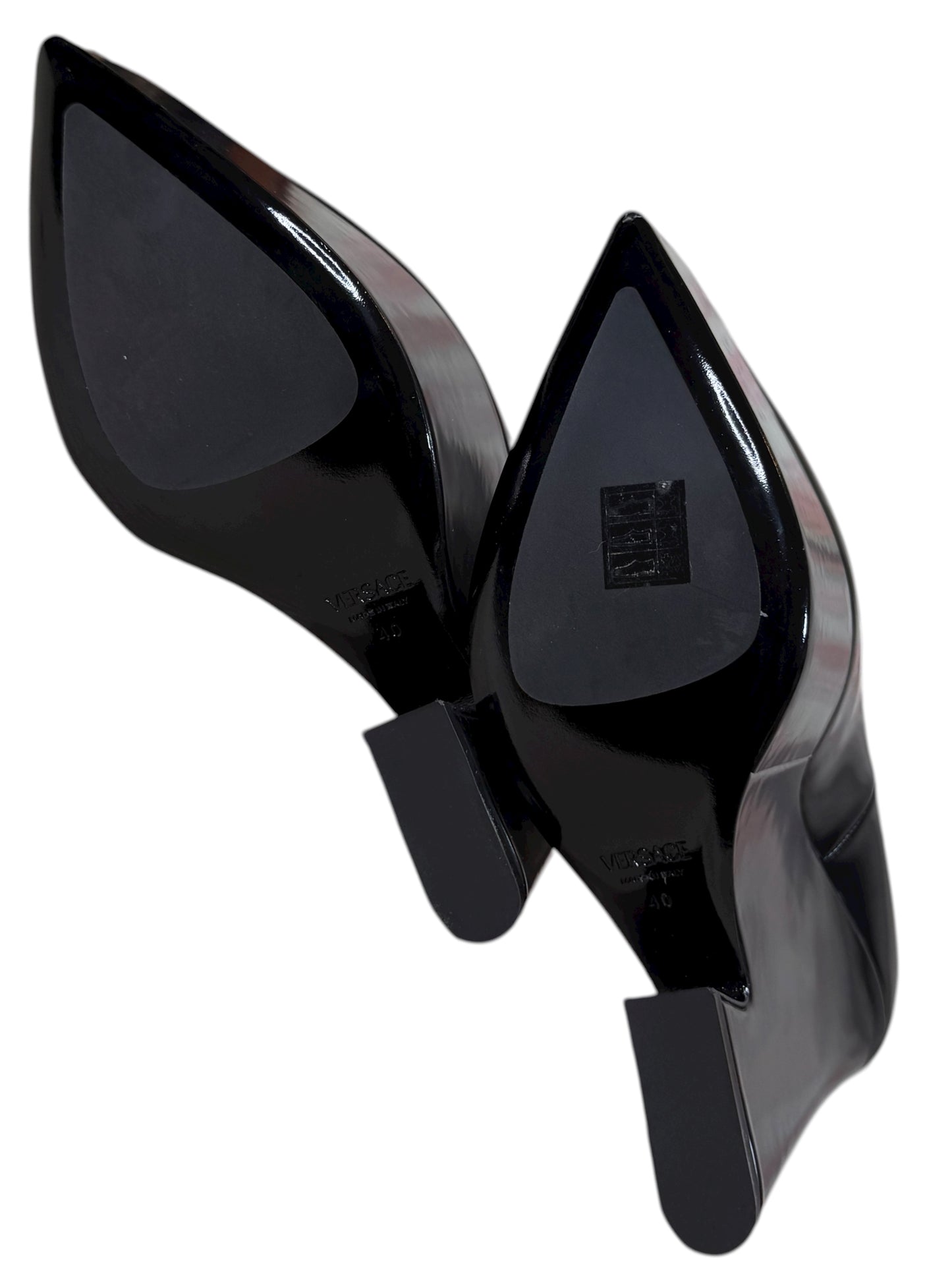 Versace Décolleté Platform in Vernice Nera – Made in Italy – Taglia 40