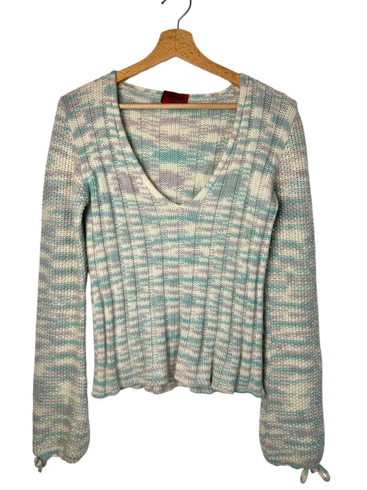 Missoni cachemire maglione con scollo (M)