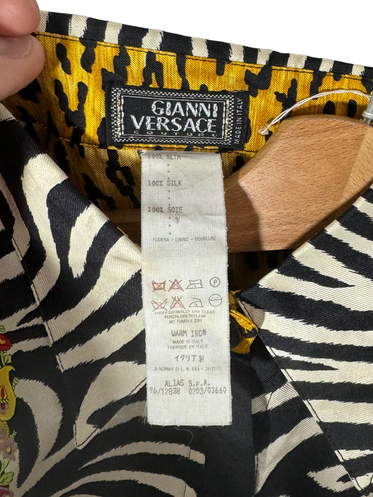 Gianni Versace camicia in seta — foto 8