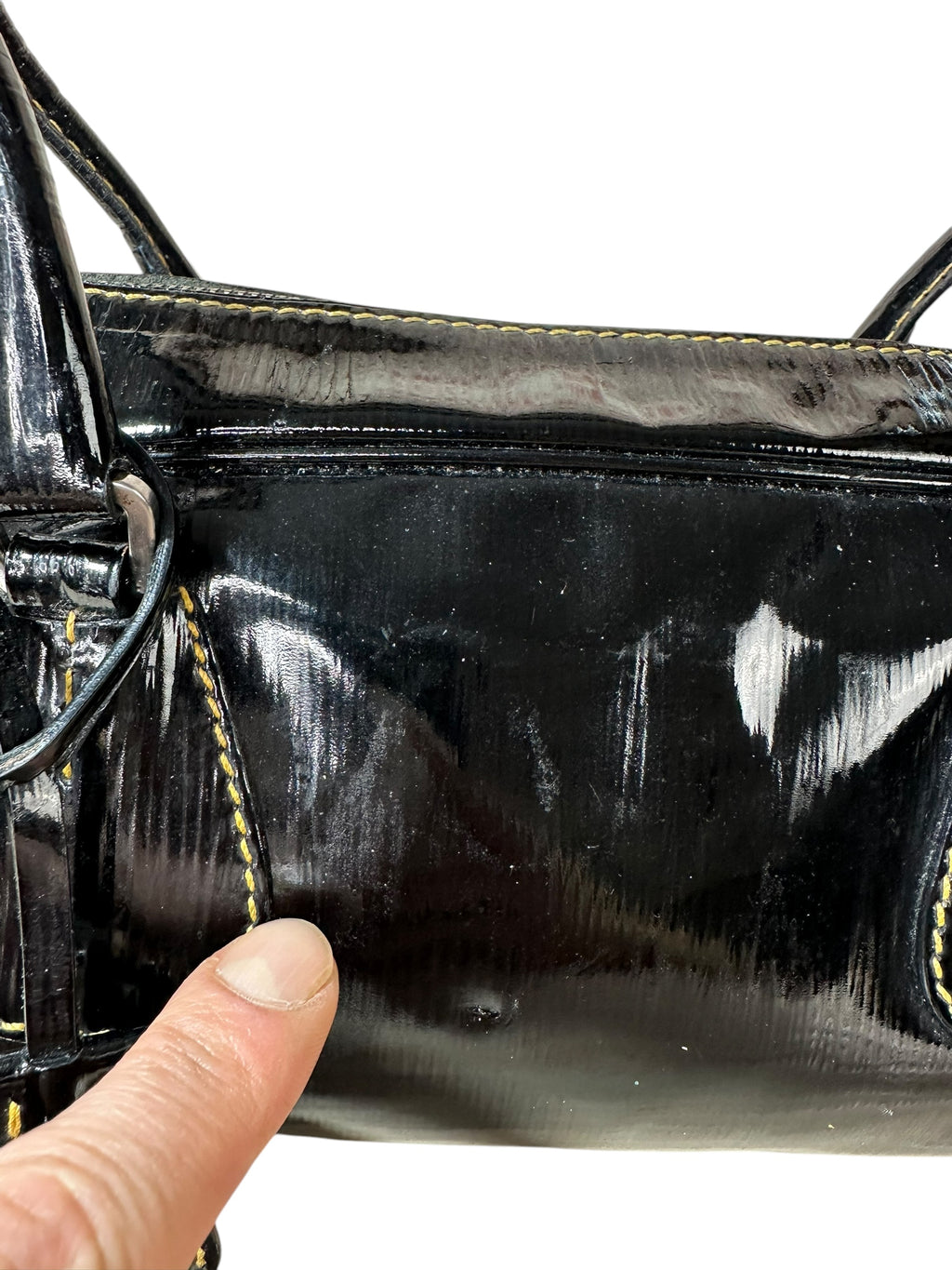 Prada borsa vintage in vernice — foto 3