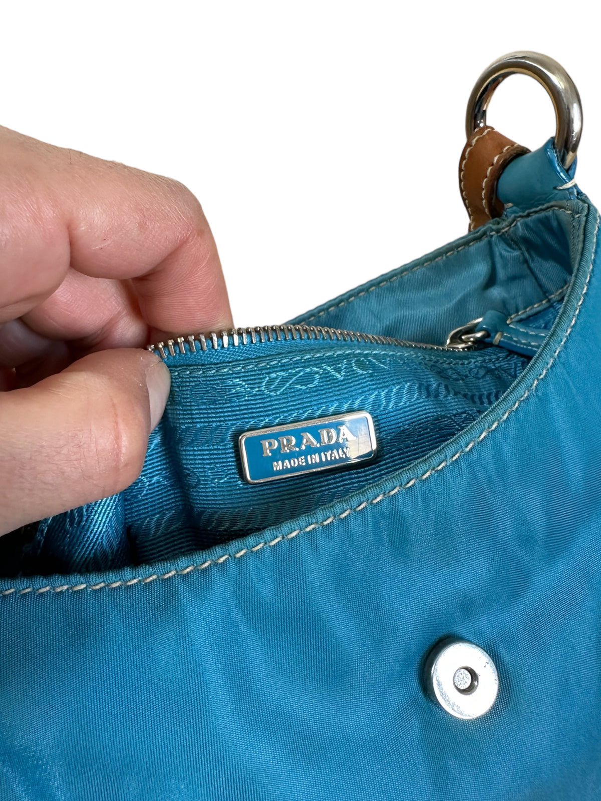 Prada borsa vintage in nylon — foto 11