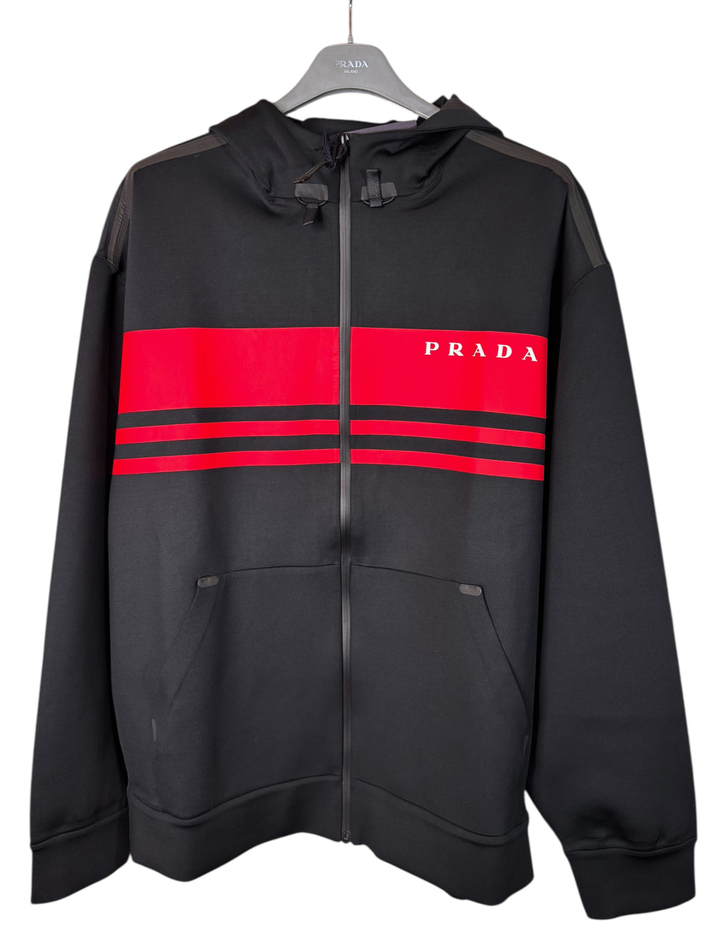 Felpa con zip Prada – tg XXL — foto 2