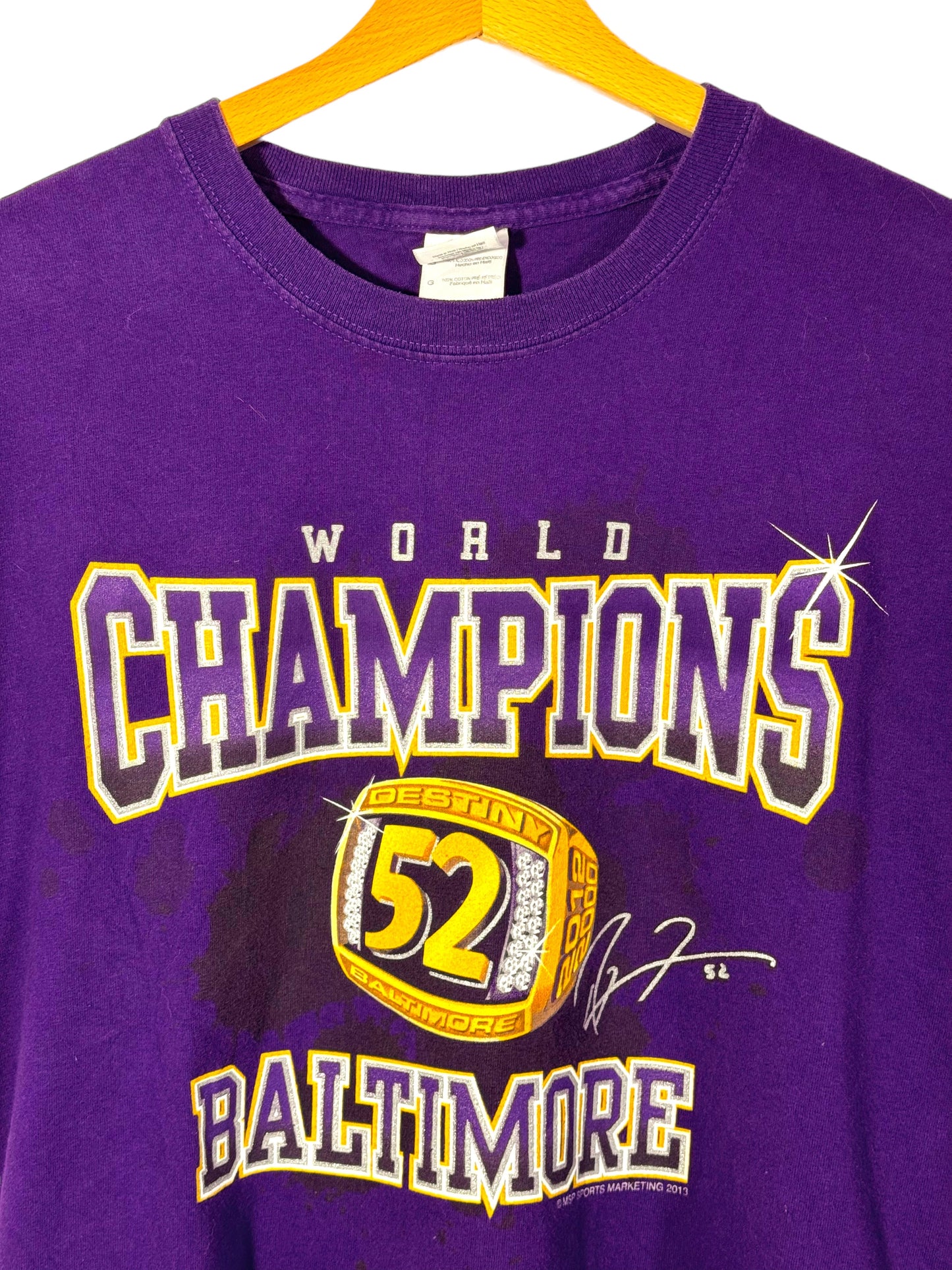 T-shirt vintage Gildan Champions (L)