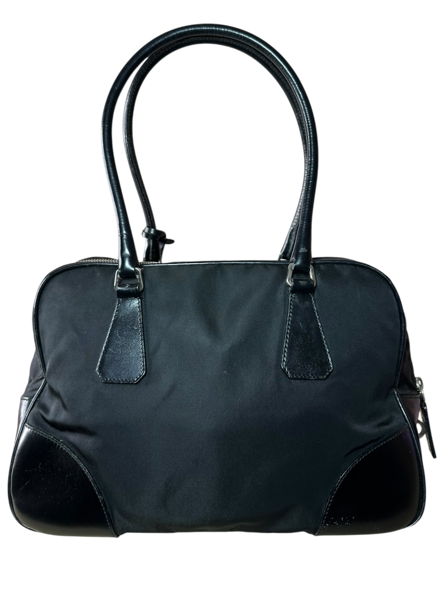 Prada borsa in nylon e pelle — foto 8