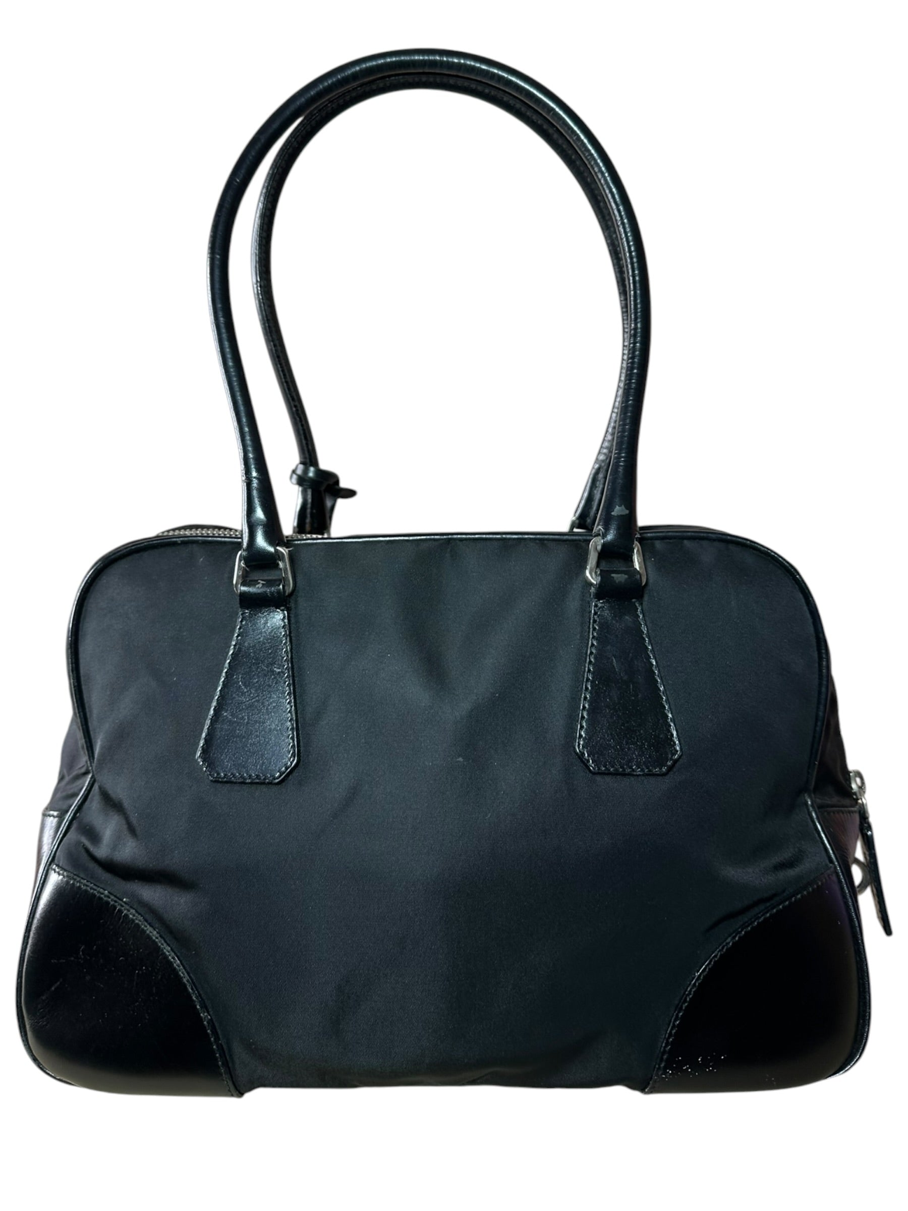 Prada borsa in nylon e pelle — foto 8