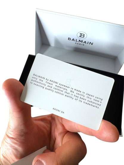Occhiali da sole Balmain LE MASQUE by Akoni – Titanio, Edizione Limitata, Made in Japan