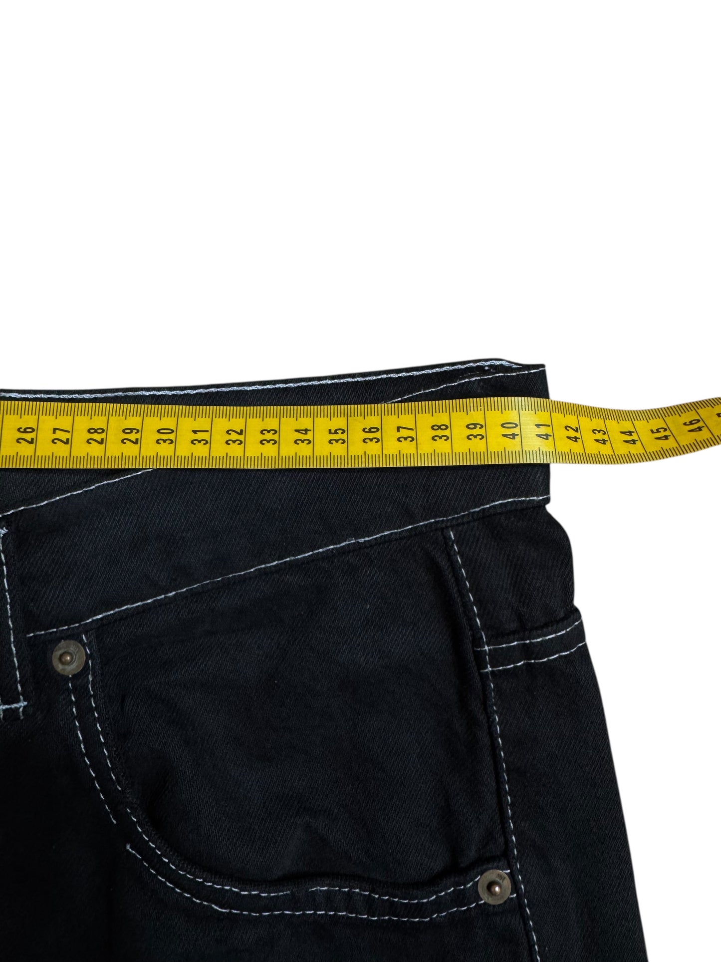 Jeans Valentino Jeans neri vintage Made in Italy uomo