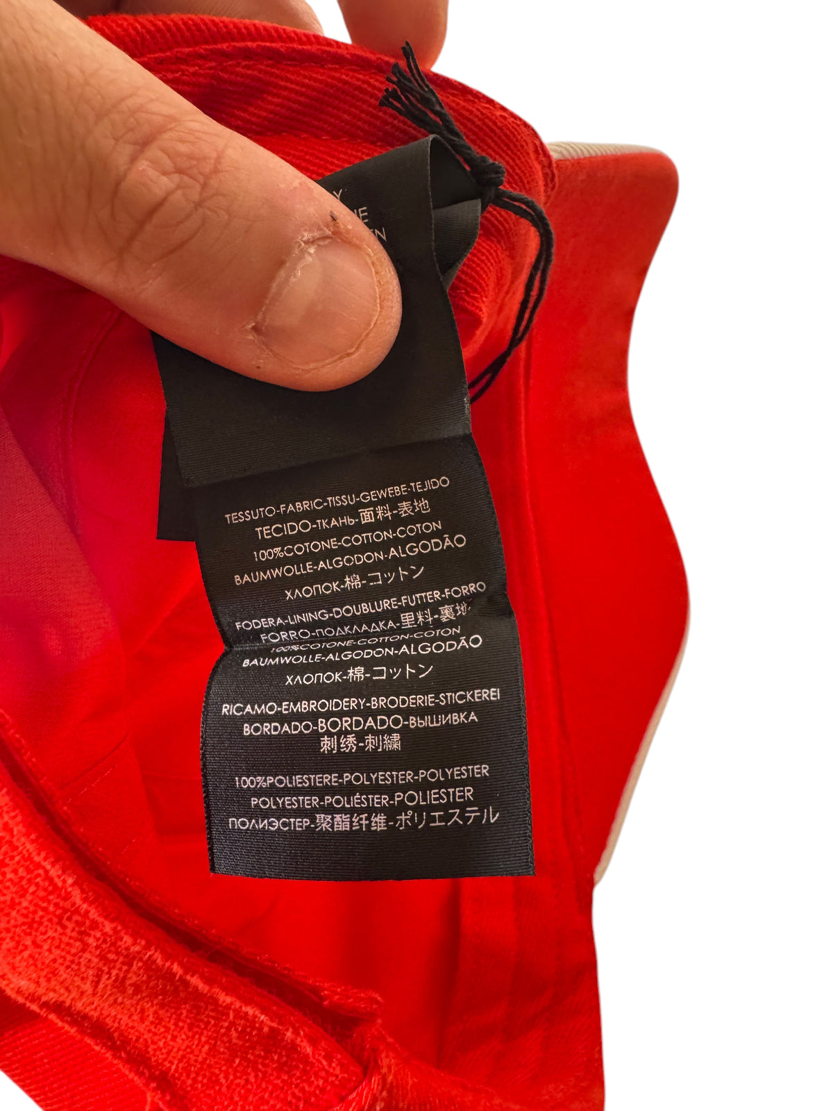 Cappellino Balenciaga rosso — foto 12