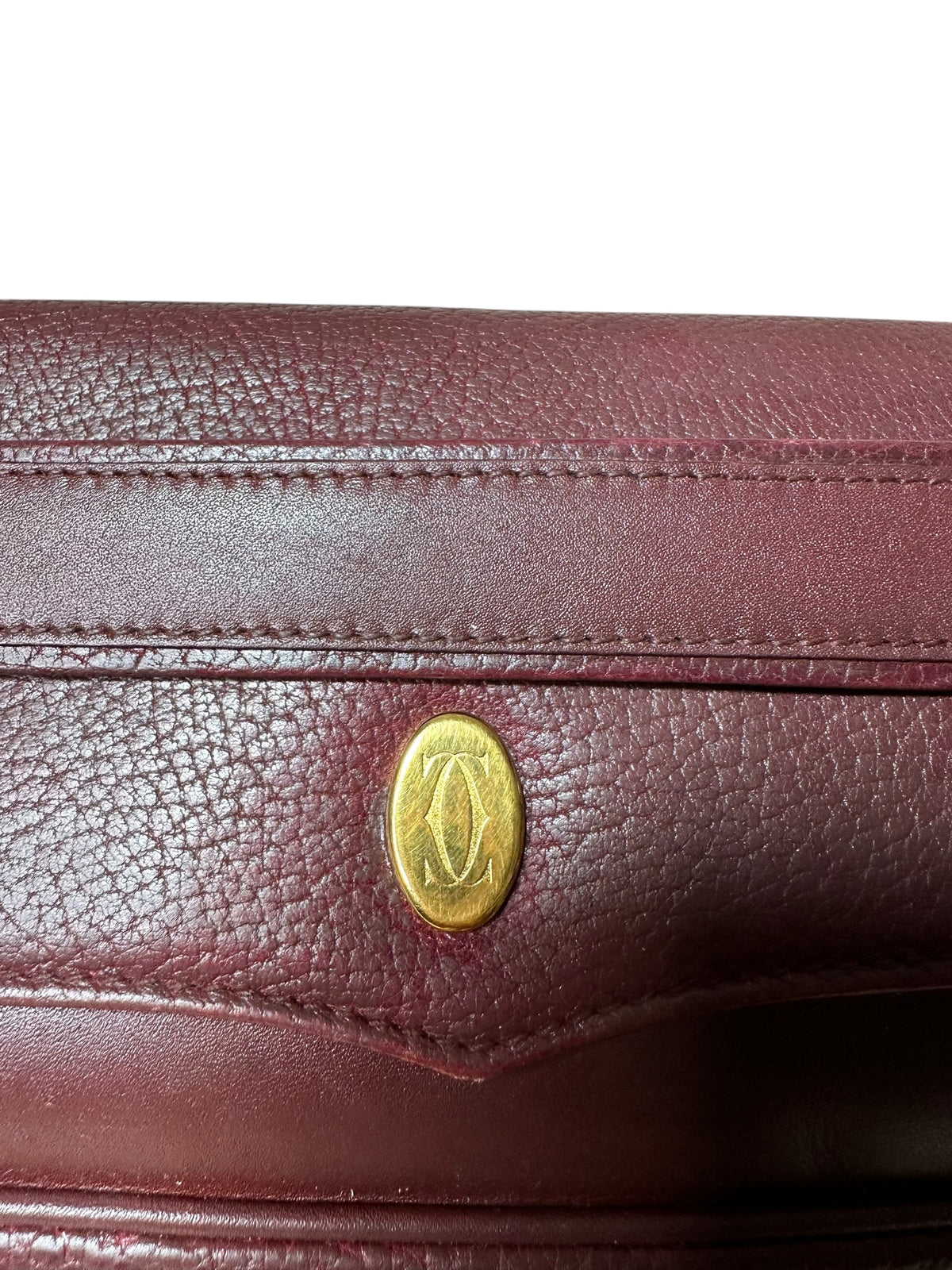 Cartier pochette vintage in pelle