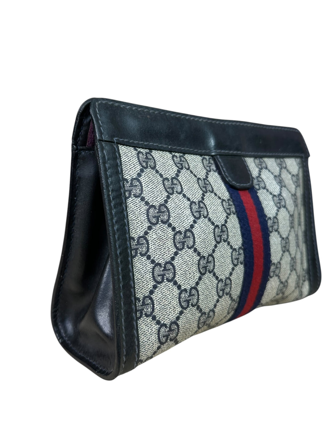 Gucci pochette vintage in tela GG