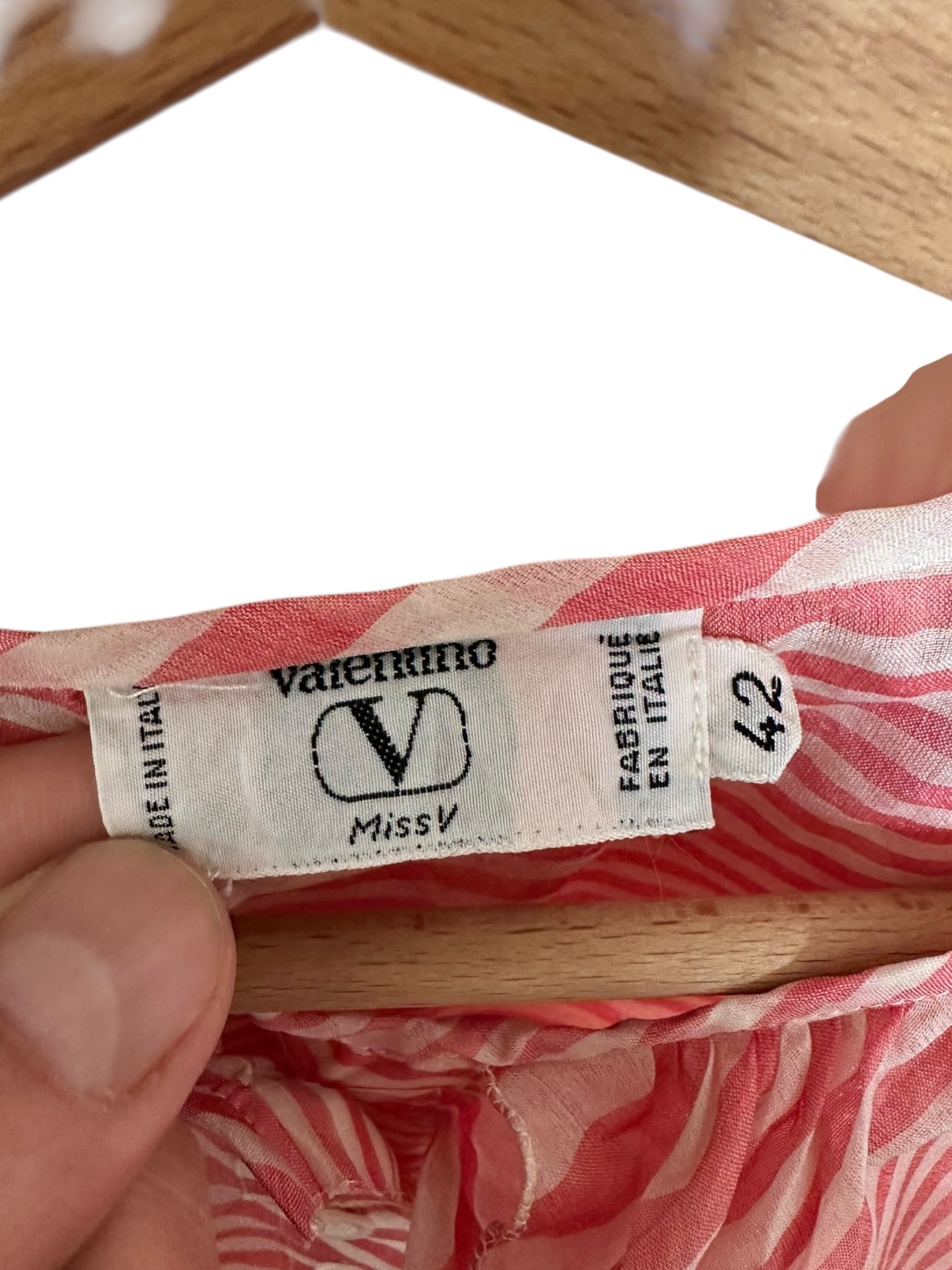 Valentino top vintage a righe — foto 5