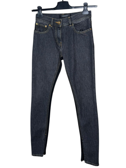 Jeans Leggings VERSACE Donna Tg. 24 Made in Italy - Nuovi