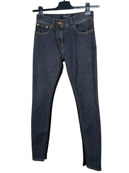Jeans Leggings VERSACE Donna Tg. 24 Made in Italy - Nuovi