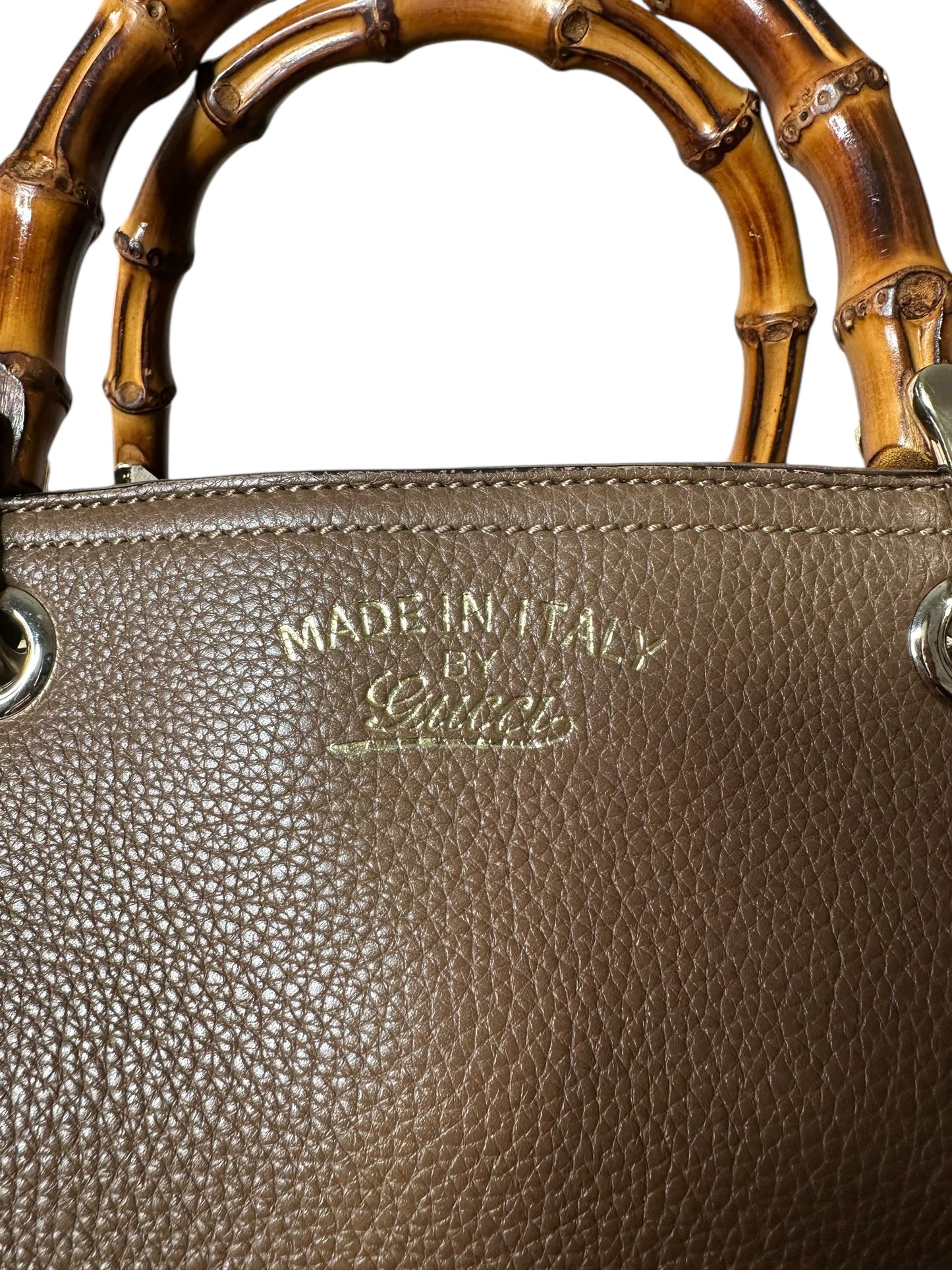 Gucci borsa shopper bamboo