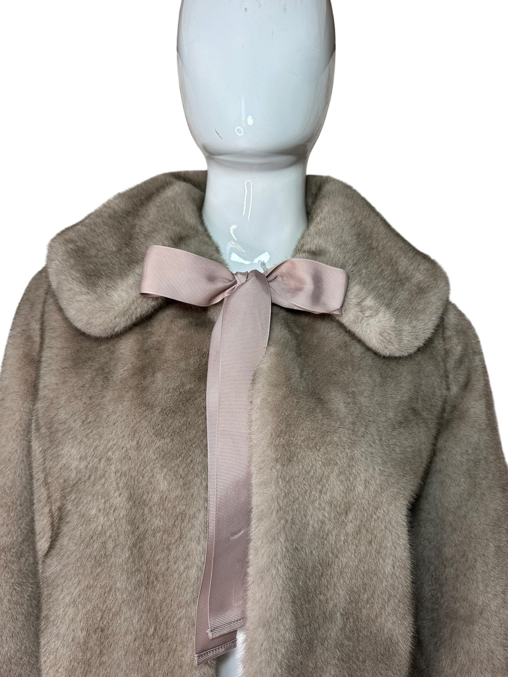 Blumarine ecopelliccia crop (S)