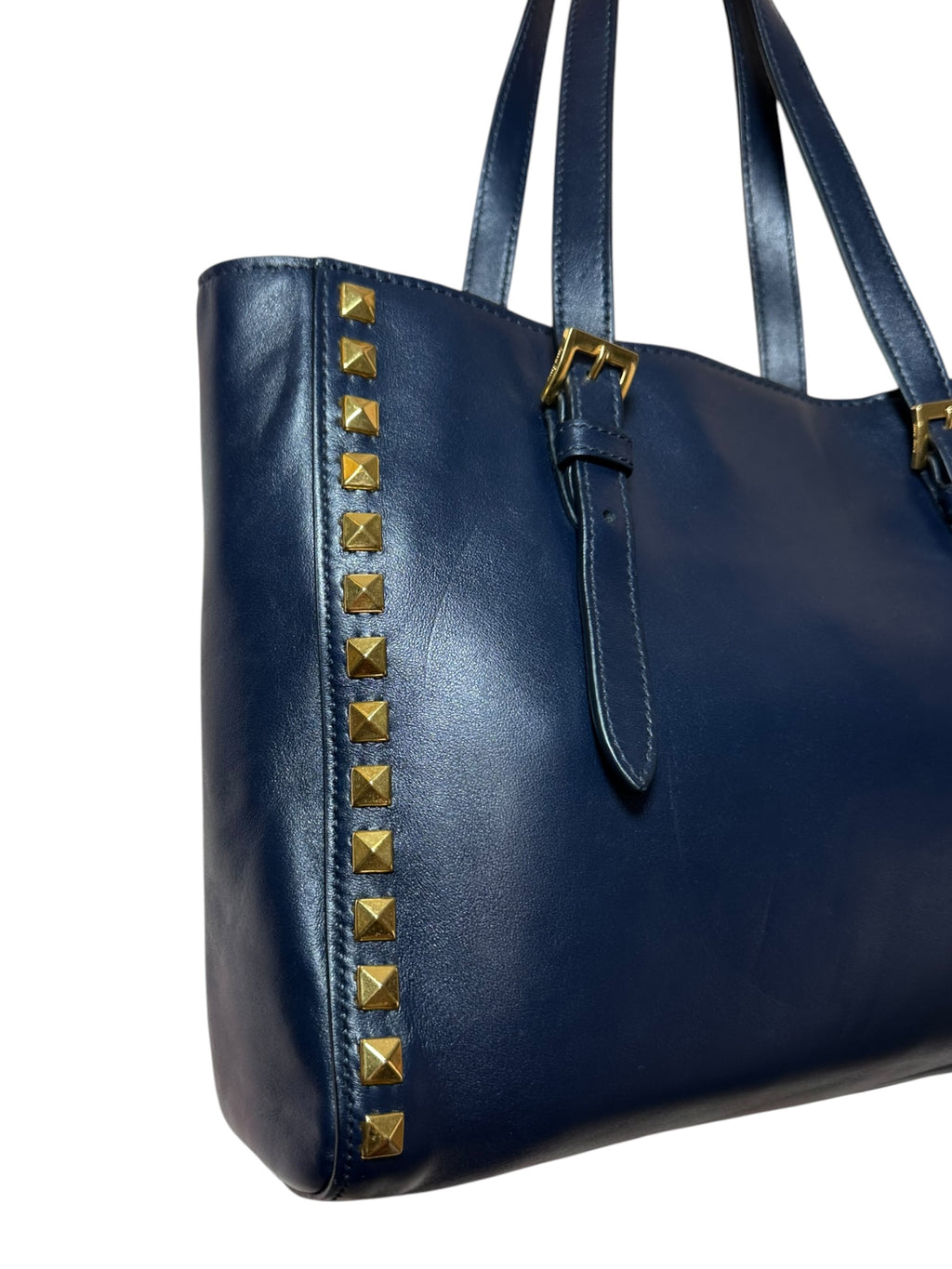 Miu Miu borsa in pelle con borchie