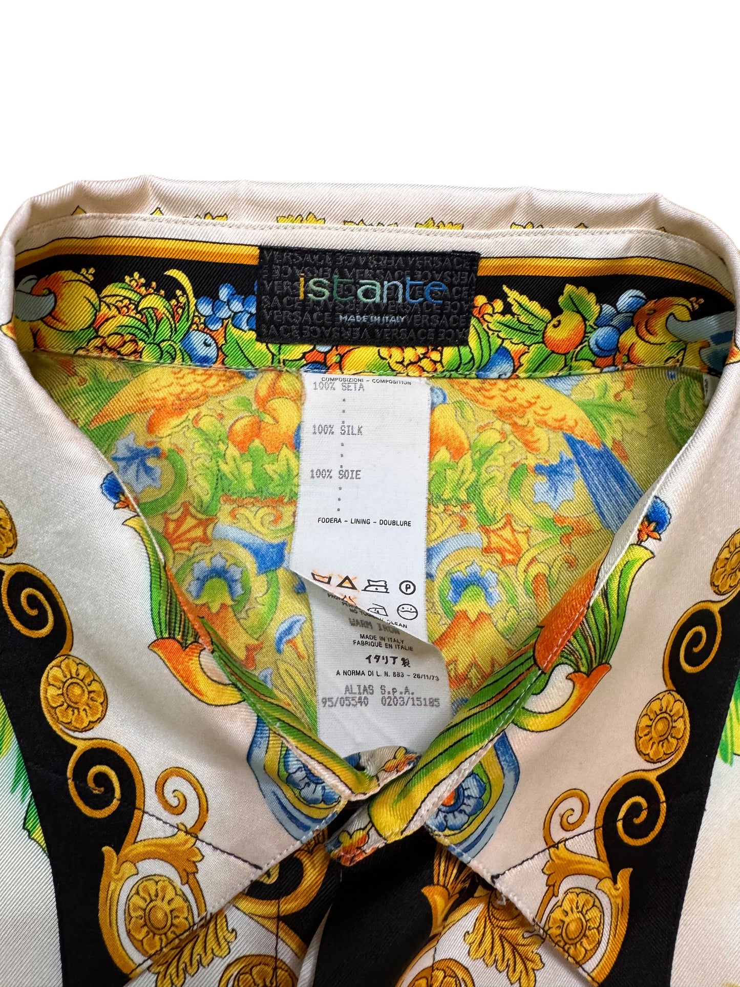 Camicia istante di Gianni Versace seta - Made in Italy tg 46