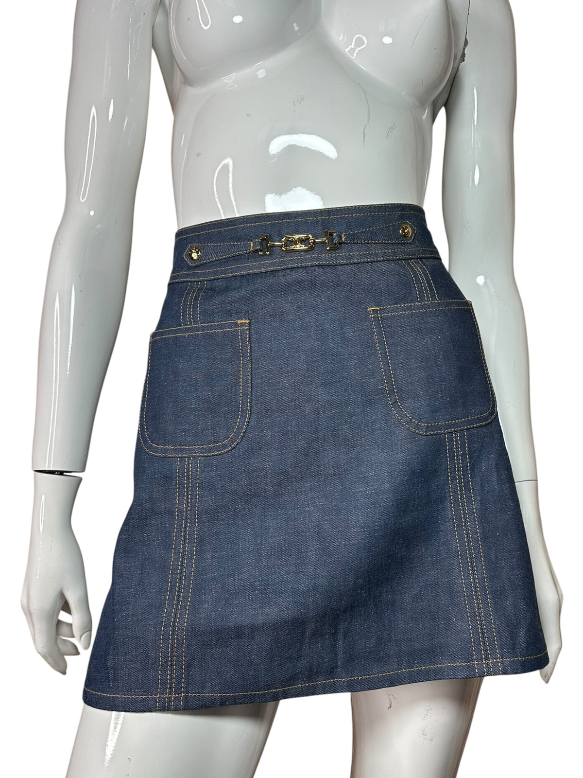 Celine mini gonna in denim