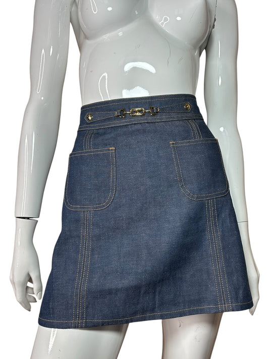Celine mini gonna in denim (S)