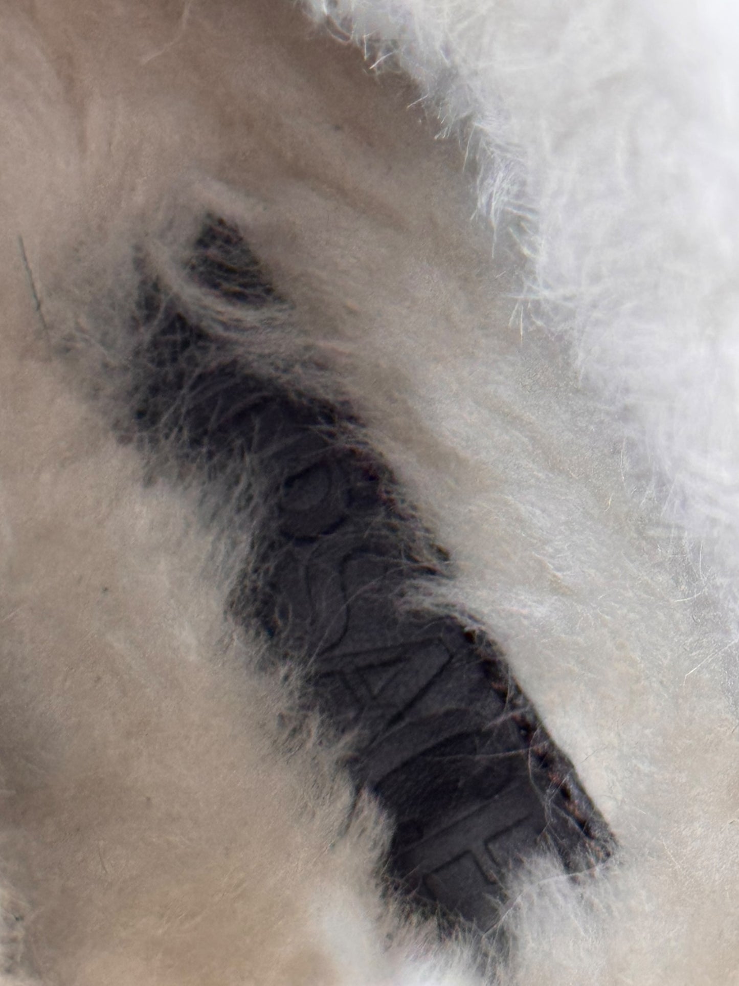 Stivaletti Versace in crosta e vitello ebano con interno in shearling Tg 42 — foto 10