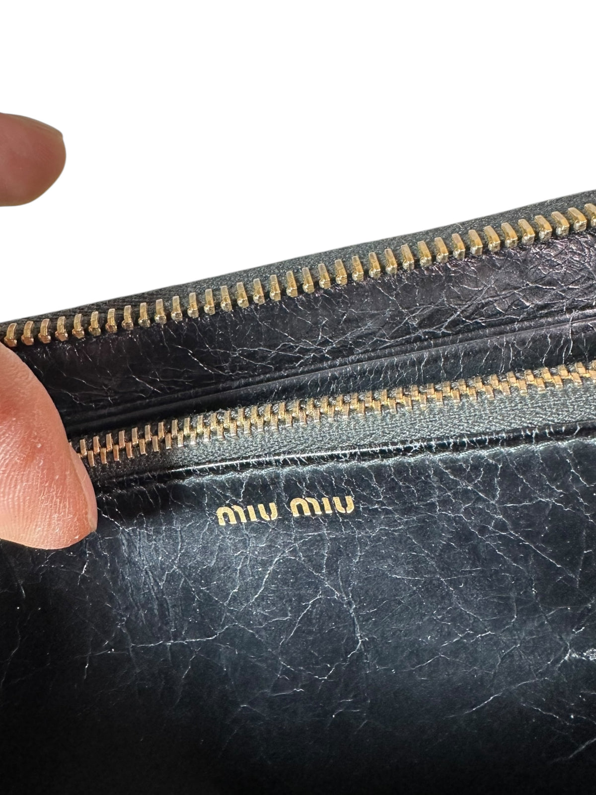 Miu miu portafoglio in pelle — foto 16