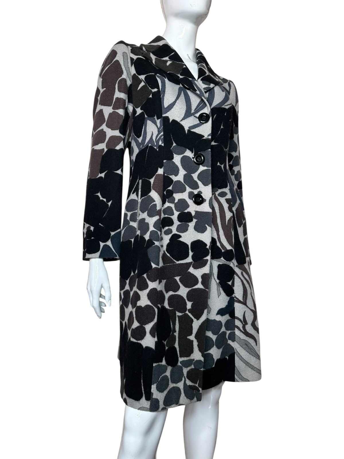 M Missoni cappotto vintage in lana fantasia – Taglia 46