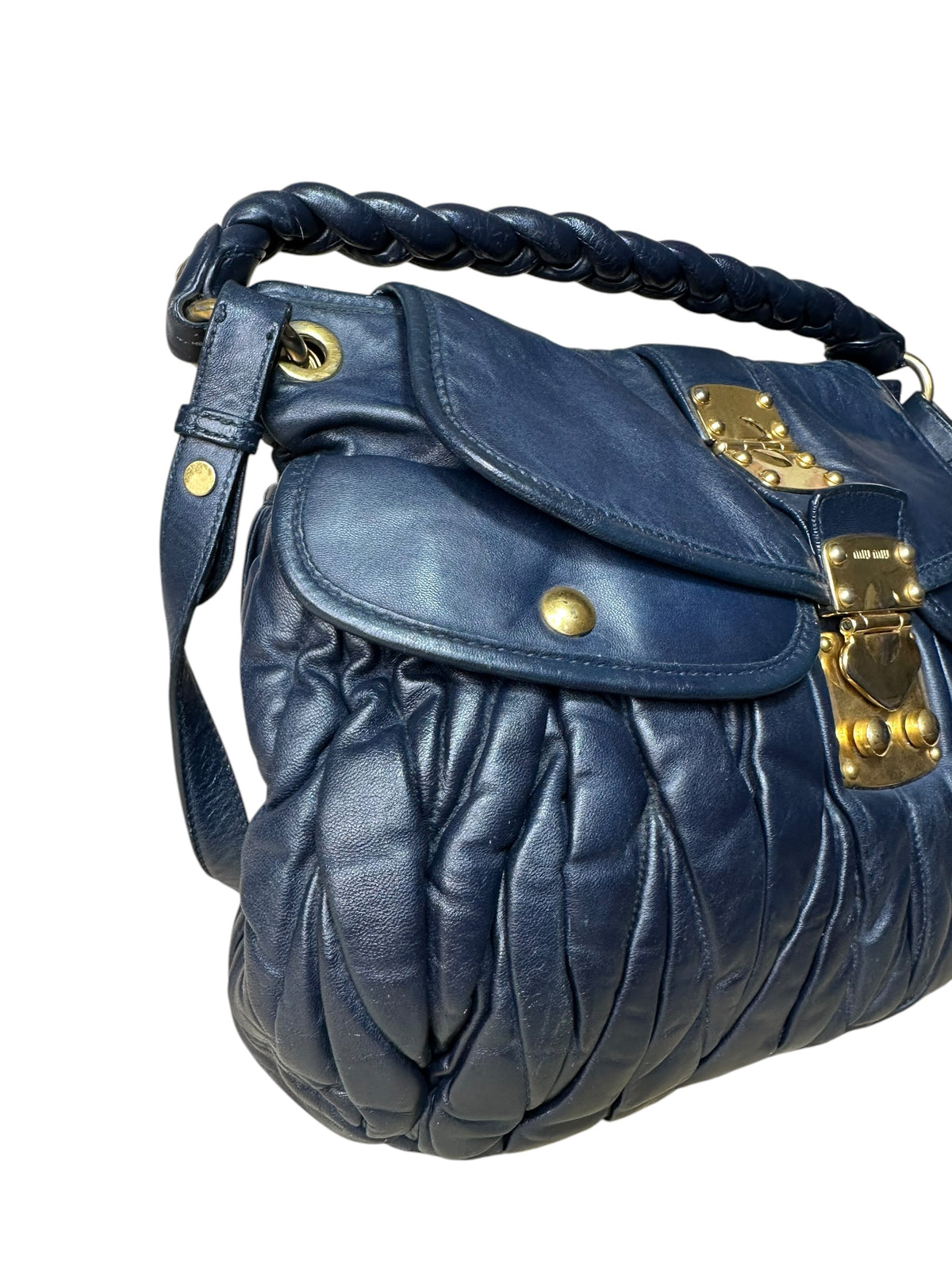 Miu Miu Coffer borsa in pelle