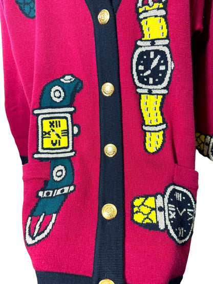 Escada cardigan vintage in lana e cachemire