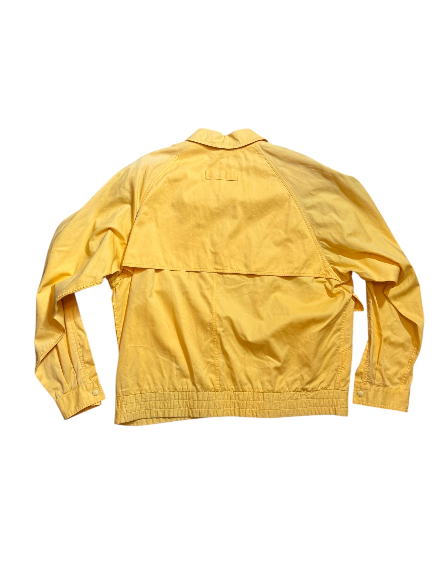 Giacca Valentino Sport gialla uomo vintage Made in Italy 100% cotone