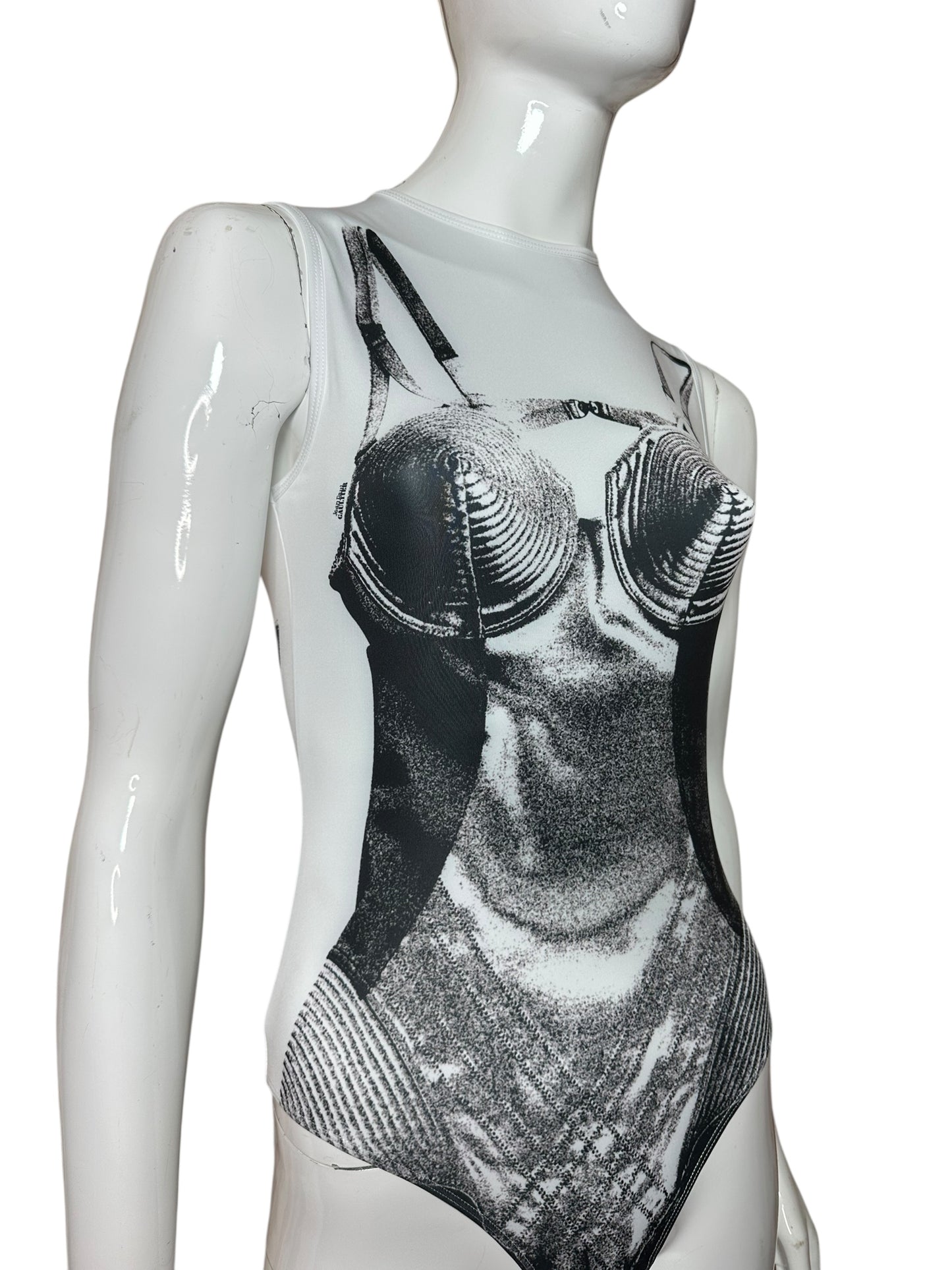 Jean Paul Gaultier body stampato (S)