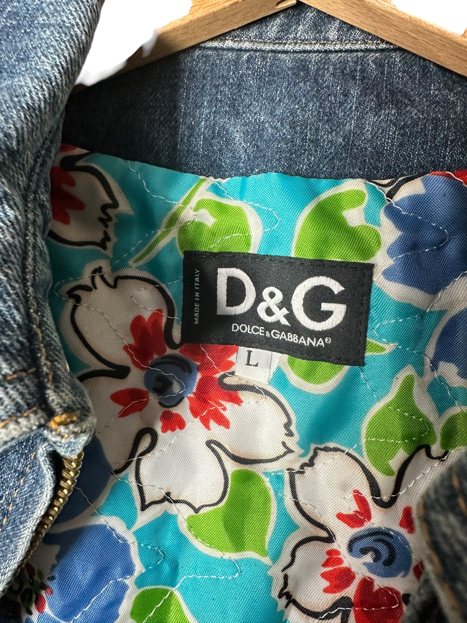 D&G giacca in denim vintage — foto 8