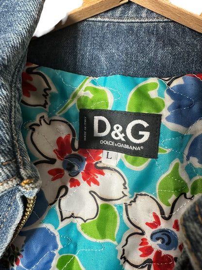 D&G giacca in denim vintage — foto 8
