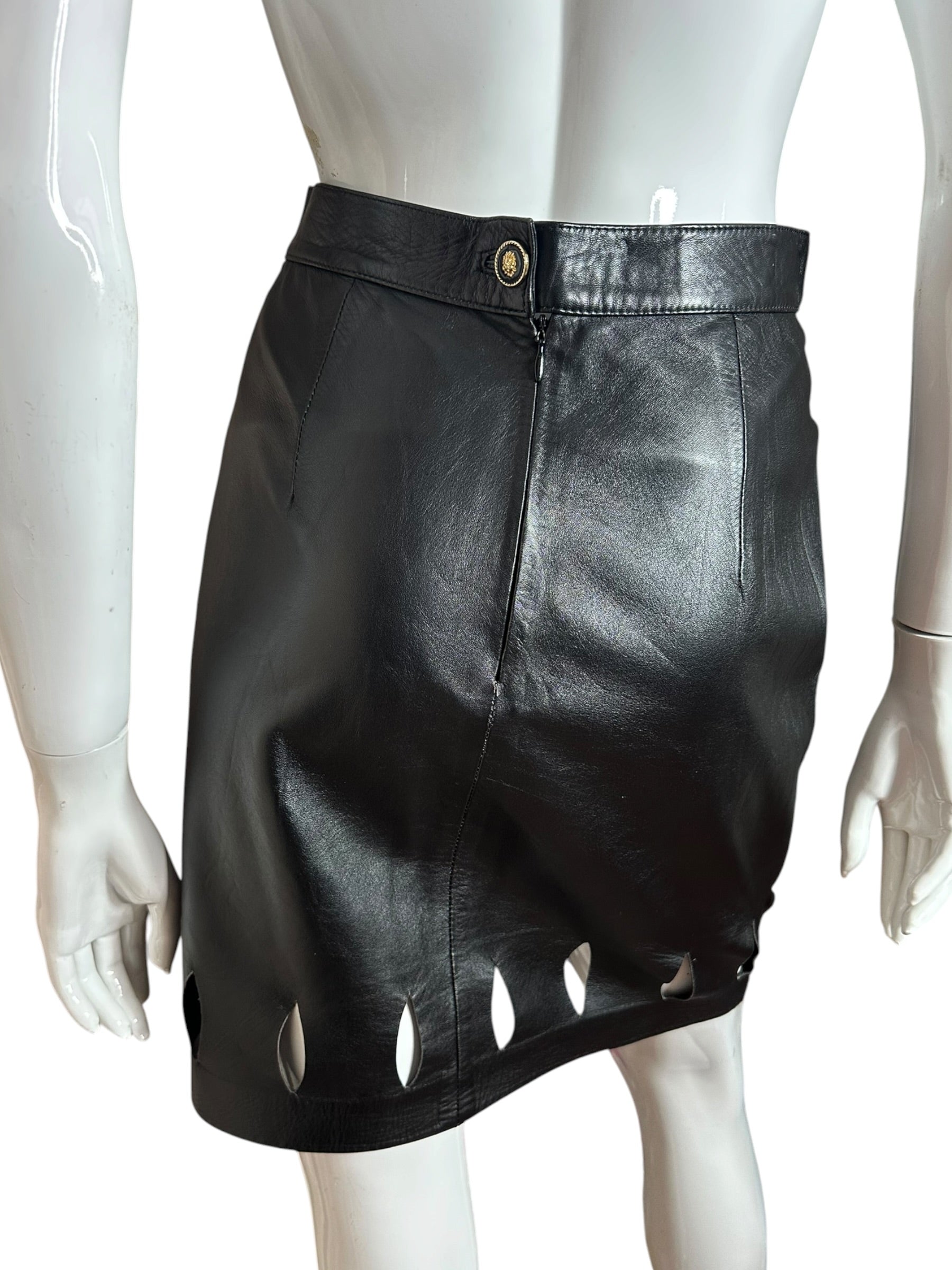 Versus Gianni Versace gonna in pelle — foto 2