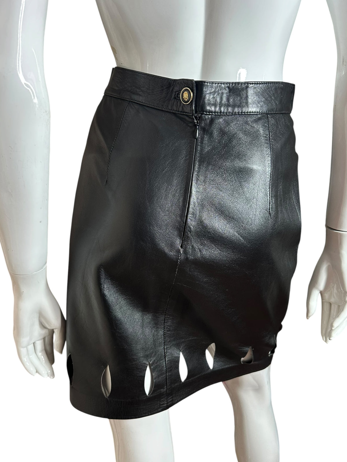 Versus Gianni Versace gonna in pelle — foto 2