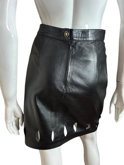 Versus Gianni Versace gonna in pelle — foto 2