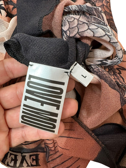Jean Paul Gaultier mini abito stampato (L)