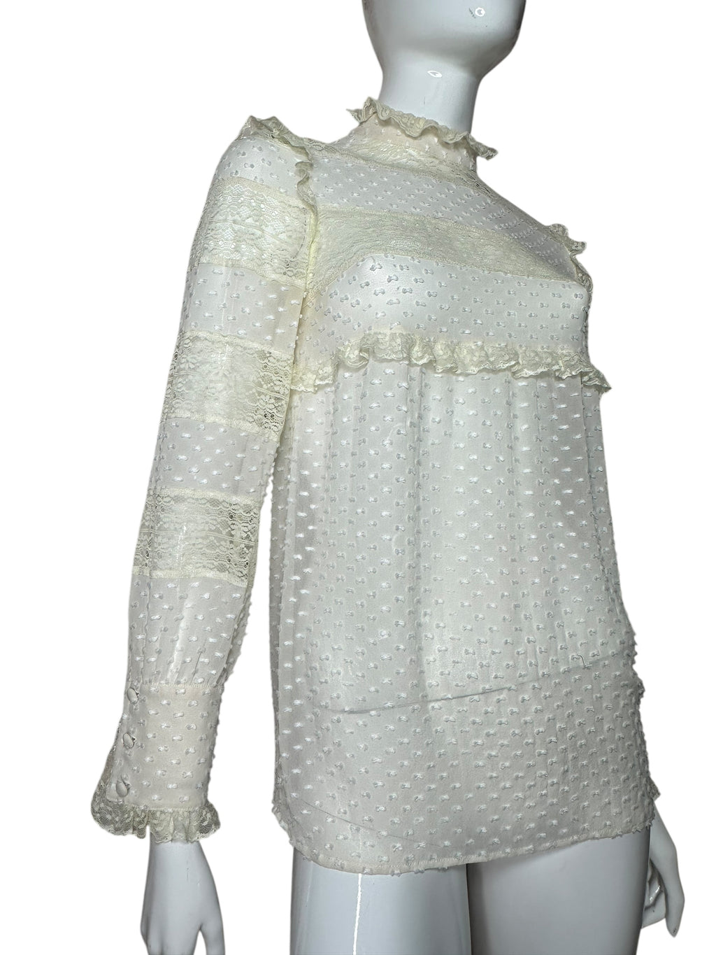 Red Valentino camicia in pizzo — foto 2