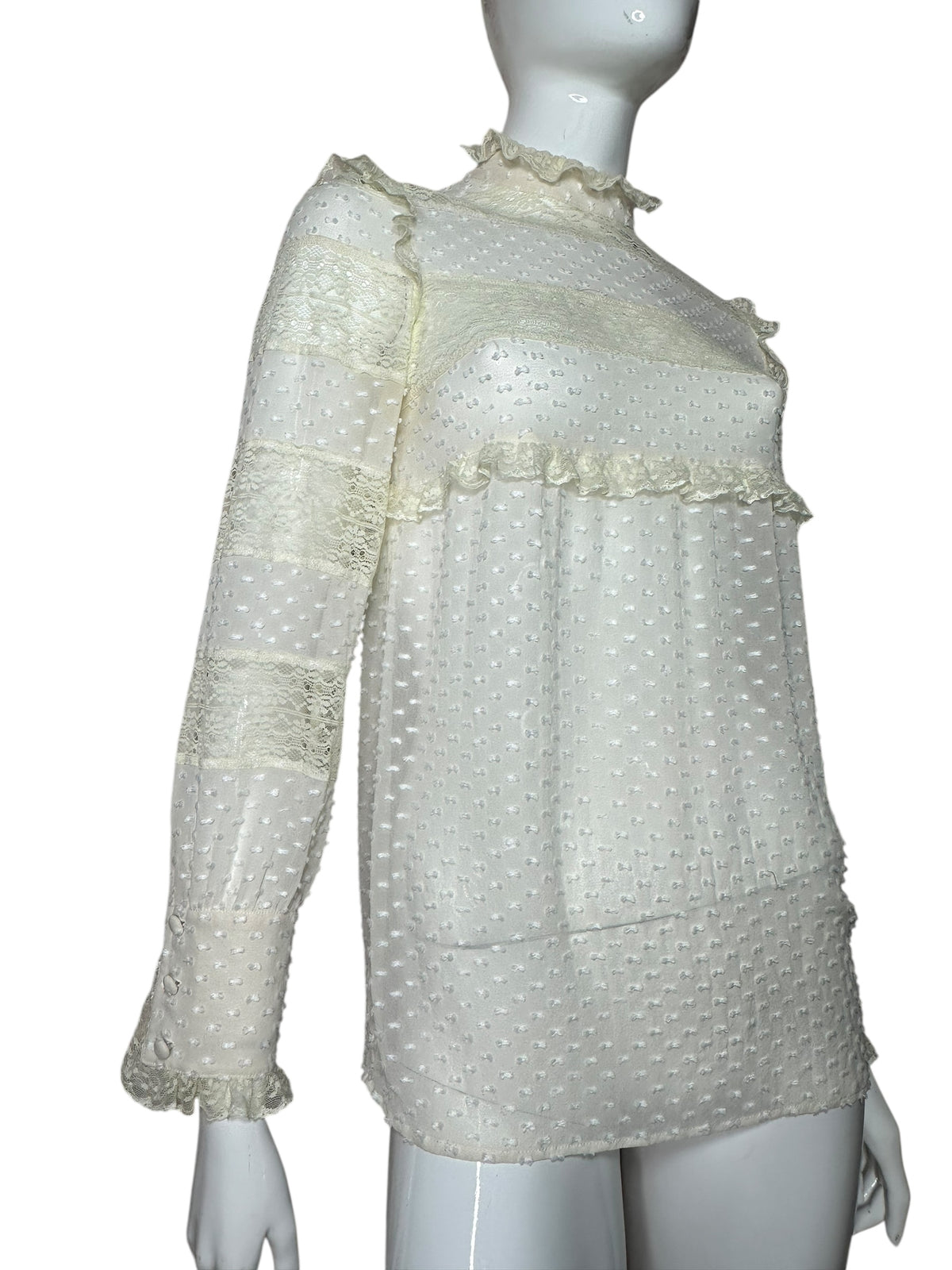 Red Valentino camicia in pizzo — foto 2