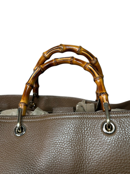 Gucci borsa shopper bamboo