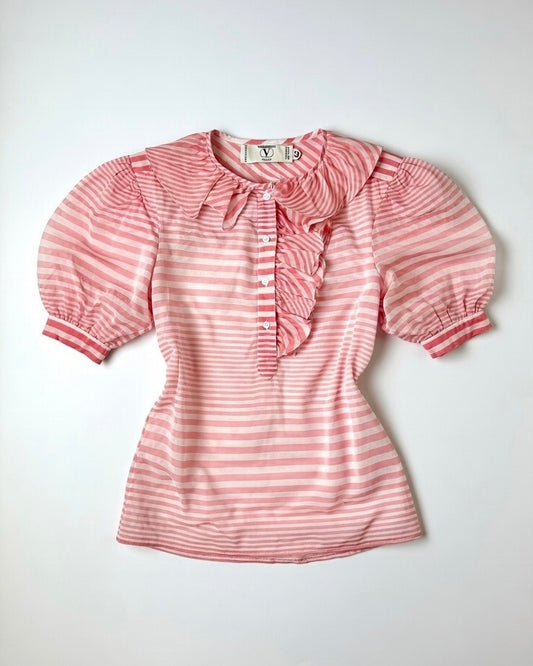 Valentino top vintage a righe (M)