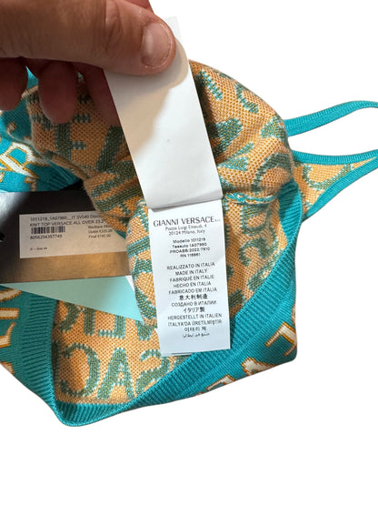 Top VERSACE Donna – Taglia IT 44 – Logo All Over