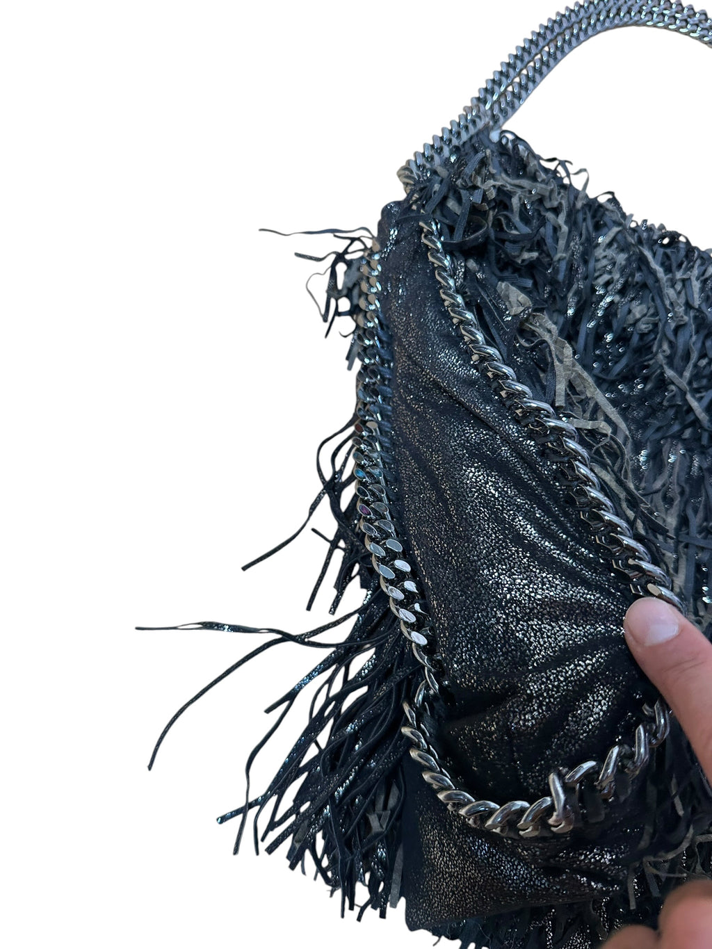Stella McCartney borsa Falabella con frange
