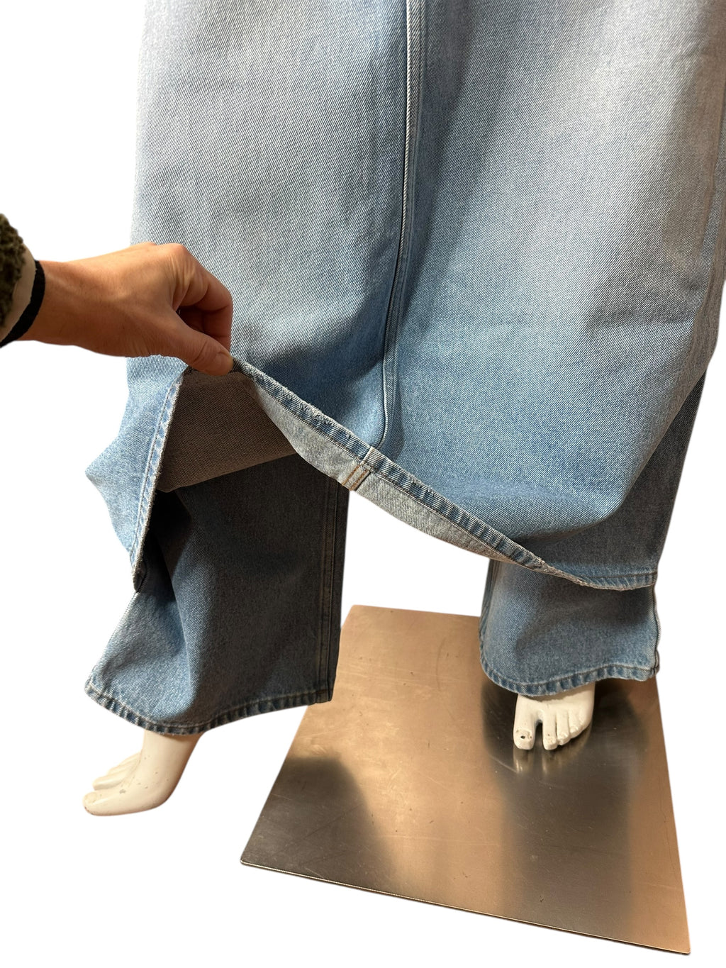 Jean Paul Gaultier pantagonna in denim — foto 2